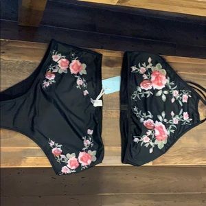 Cupshe High Waisted Swim Suit XL